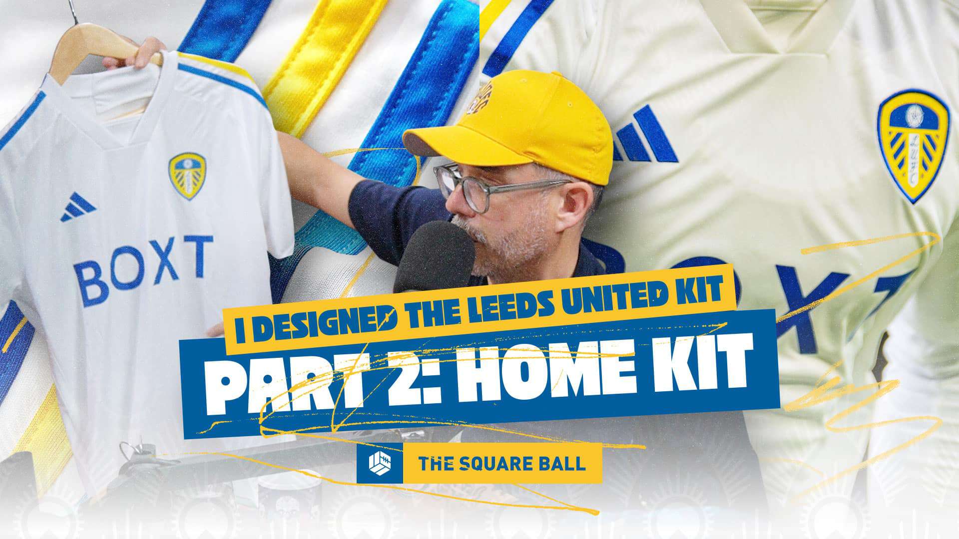Watch How I designed the Leeds United home kit • The Square Ball