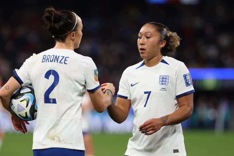 Lucy Bronze and Lauren James