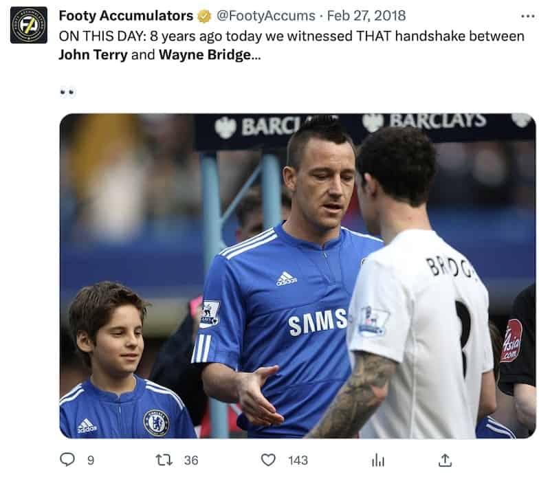 John Terry gets the treatment he deserves