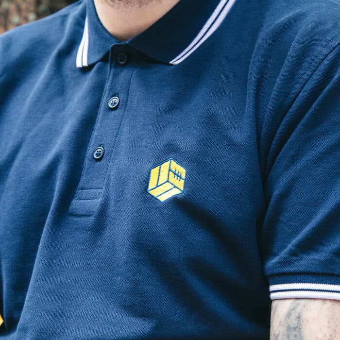 TSB icon embroidered polo shirt