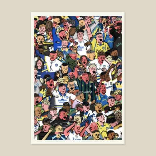Arley Byrne's artwork of absolute limbs, from TSB 21/22, as a print