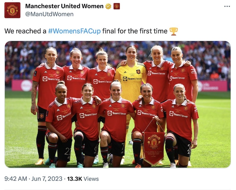 Manchester United Women squad pic