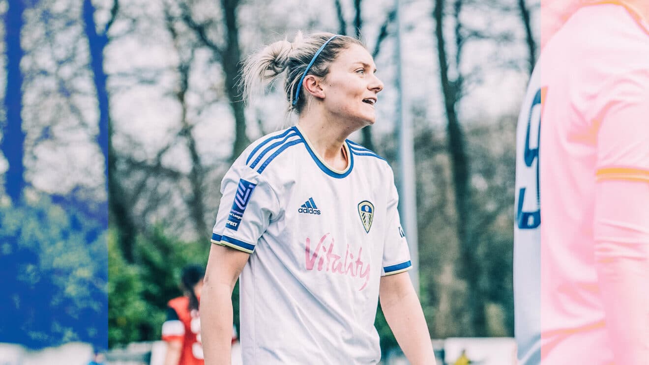 Sarah Danby of Leeds United Women pictured during the recent win over Southampton