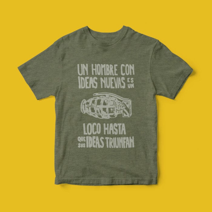 Marcelo Bielsa ‘A Madman Triumphs’ grenade t-shirt