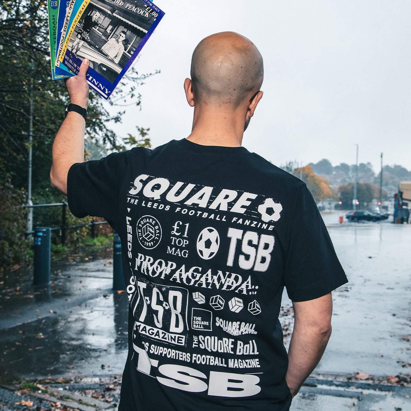 TSB mag retro t shirt relaxed fit heavyweight The Square Ball