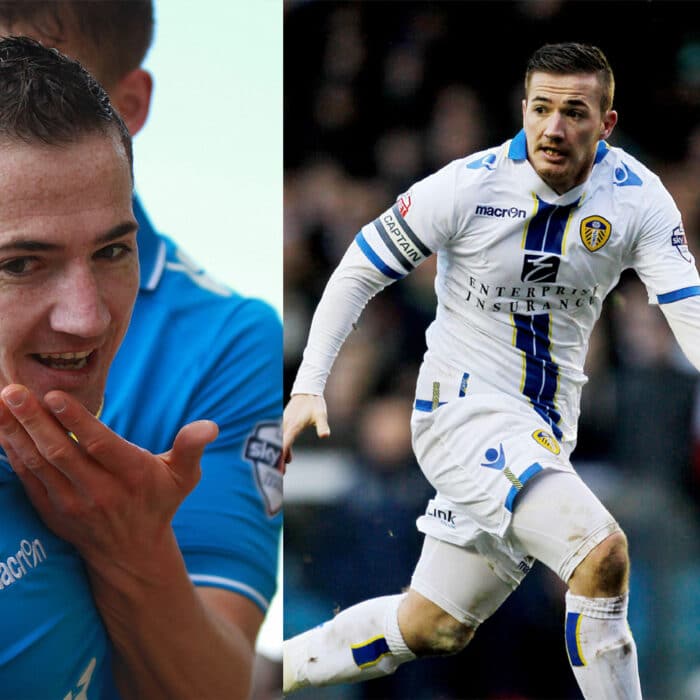 Two photos of Ross McCormack featured in the TSB Summer Special 2023