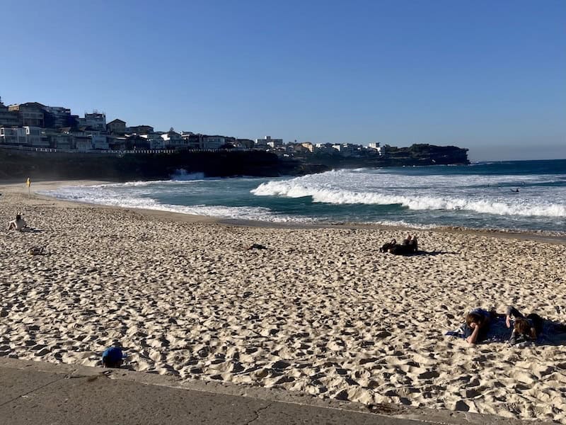 Waves on the coast by Sydney