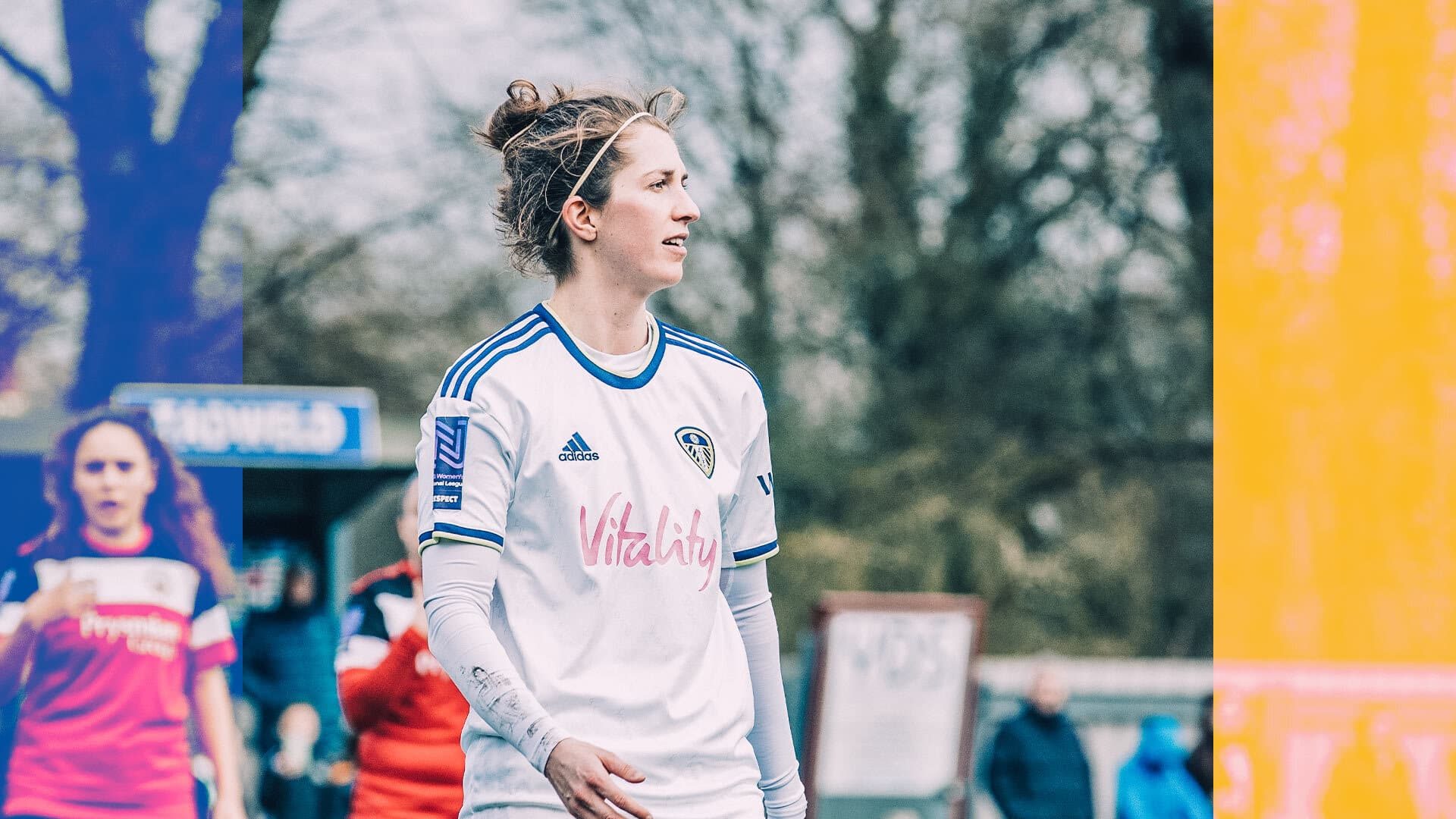A photo of Abbie Brown playing for Leeds United Women