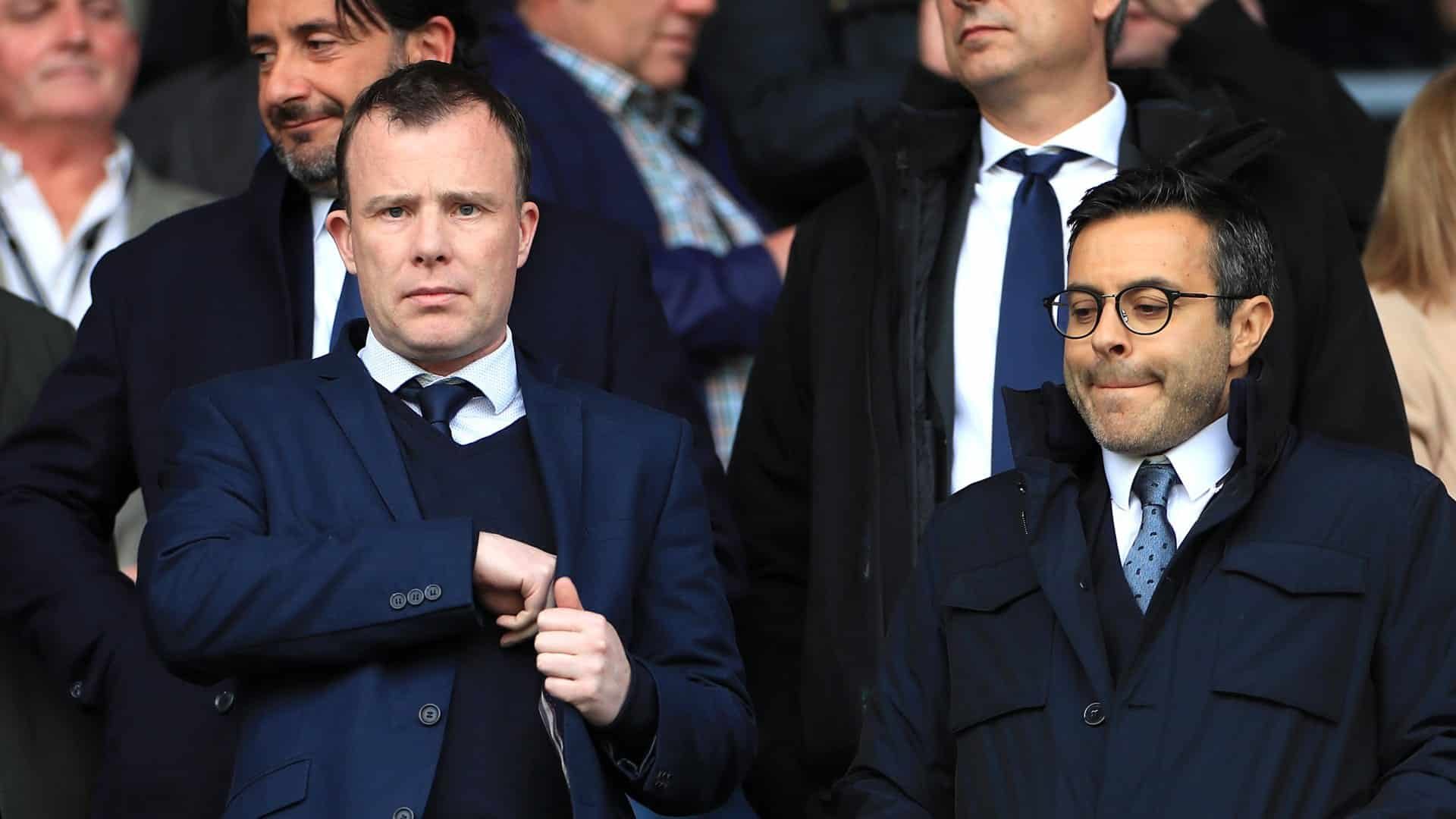 Angus Kinnear and Andrea Radrizzani looking worried back in May 2019. This was actually taken at the first leg of the play-off semi-finals, away to Derby, when we won, so I don't know why they looked so worried