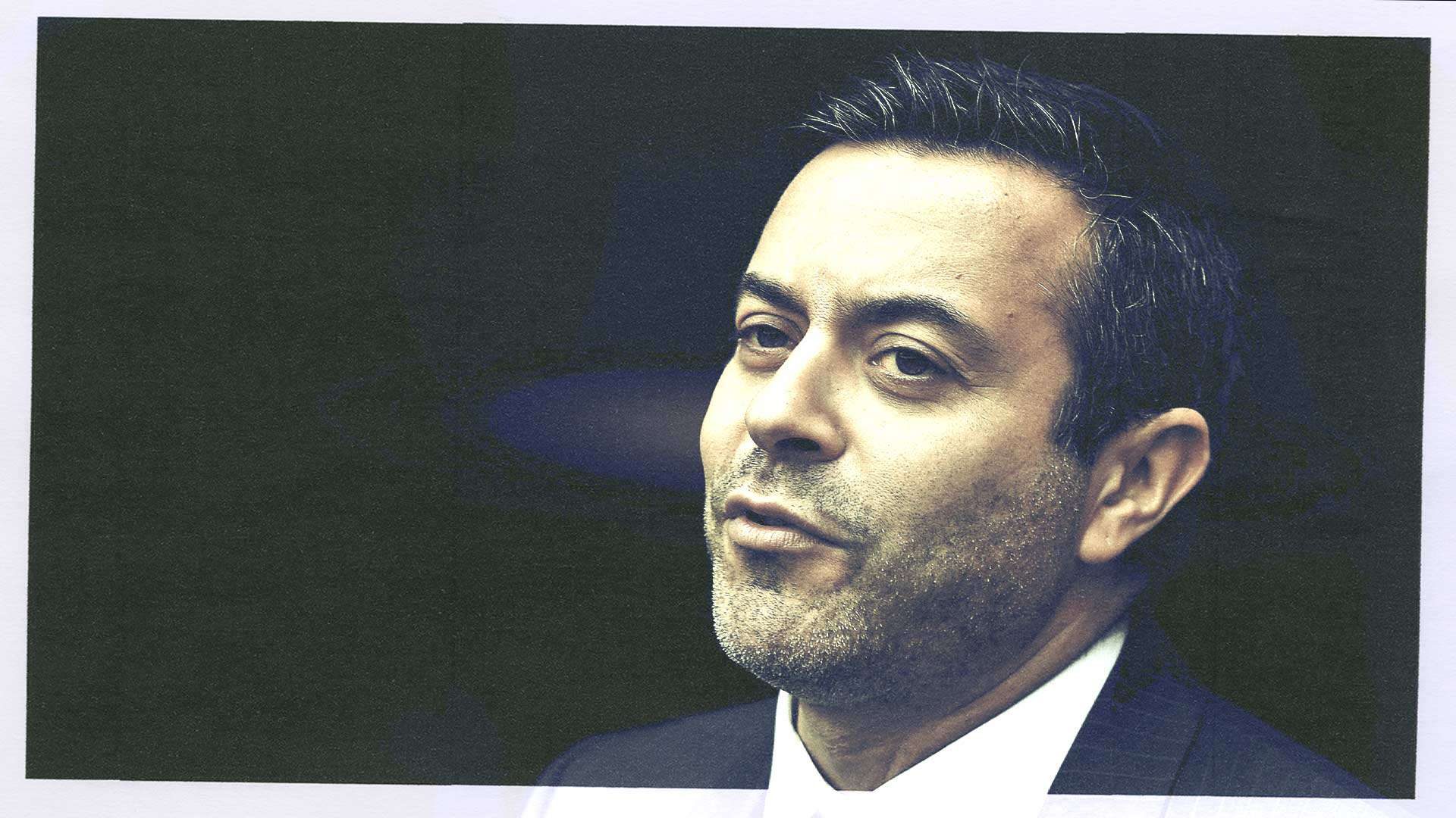 Andrea Radrizzani, looking like an NFT — AKA, an image of Andrea Radrizzani