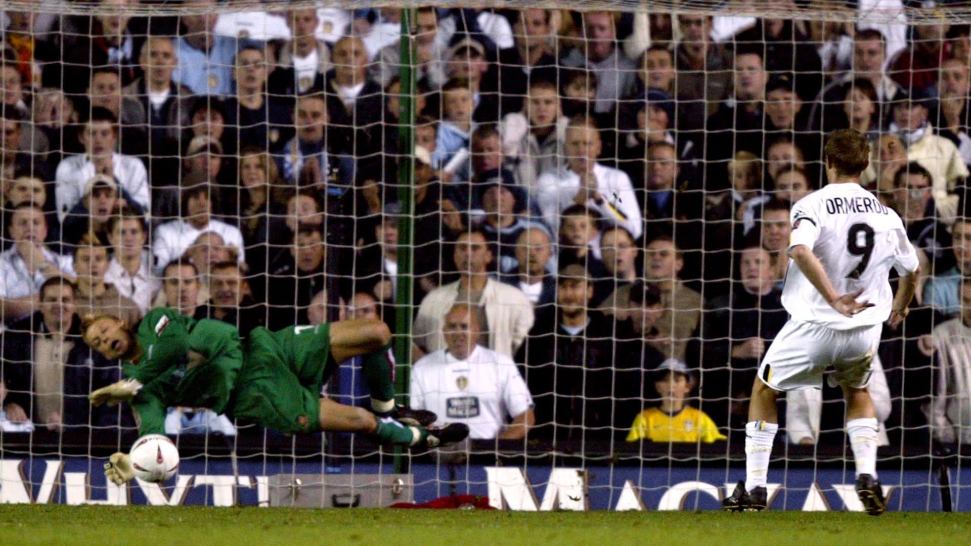 Mart Poom saves Brett Ormerod's penalty, and our Rob learned never to trust a loanee again