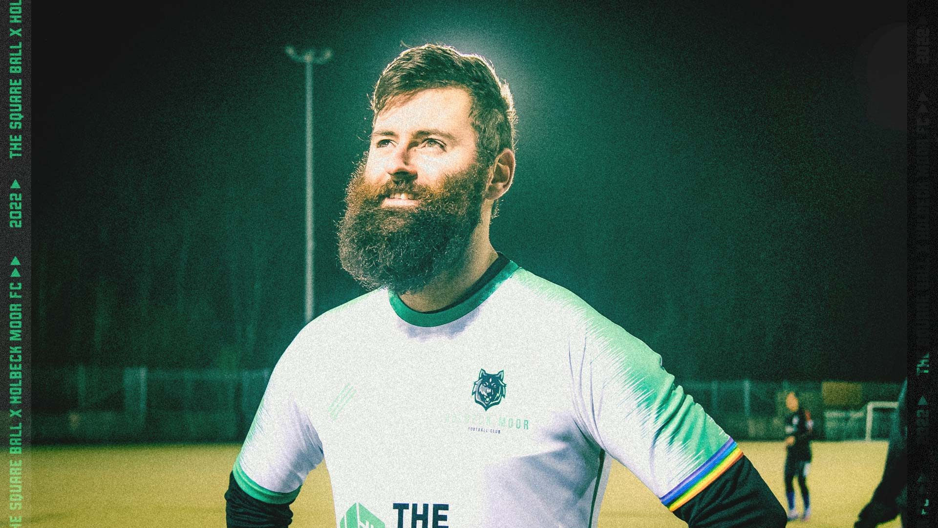 Holbeck Moor FC defender Tiago Korynek and his magnificent beard