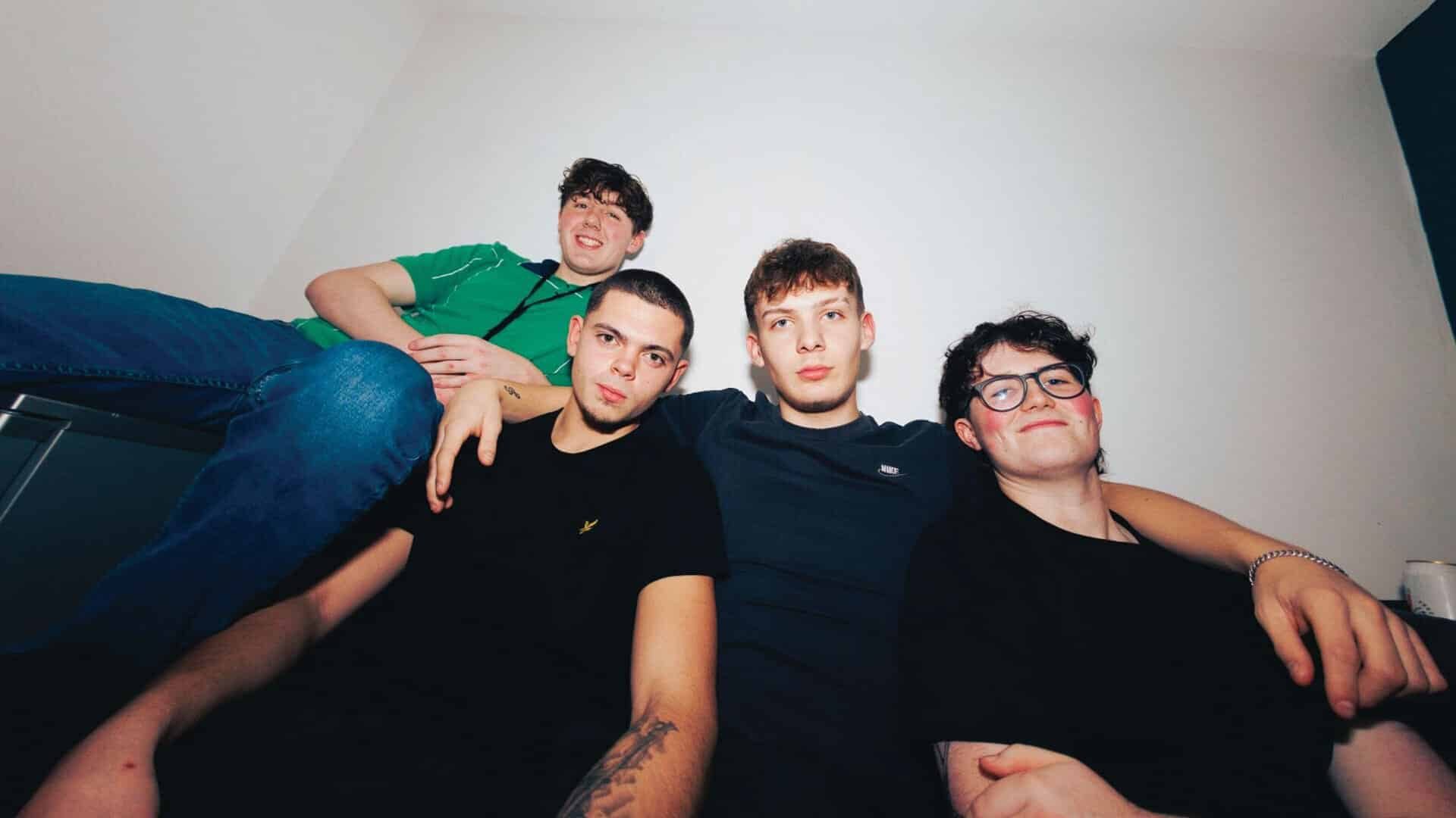 Young indie whippersnappers The Slates photographed by Daniel Caddick