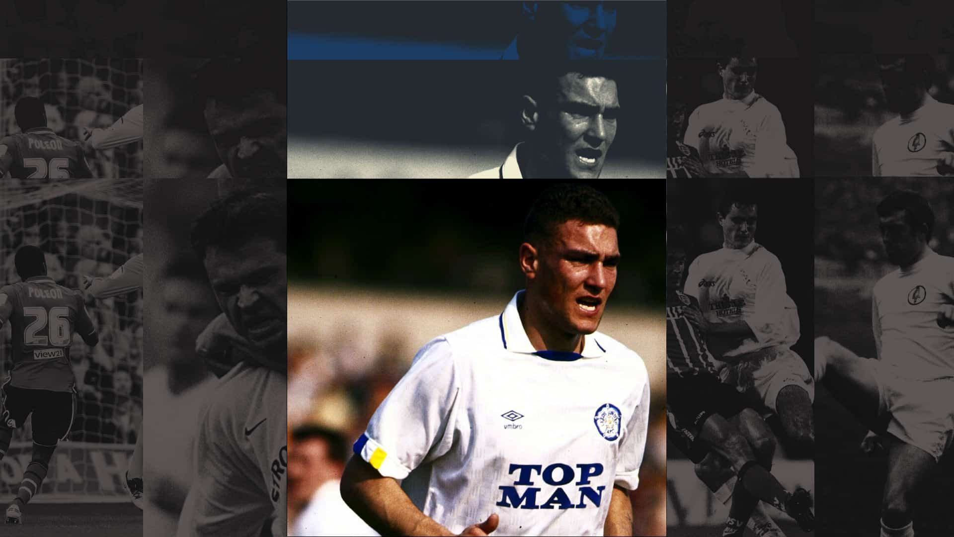 Vinnie Jones playing for Leeds in 1989/90