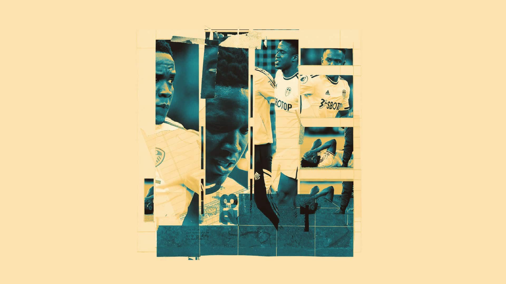 A collage of images of Luis Sinisterra playing for Leeds when he wasn't injured