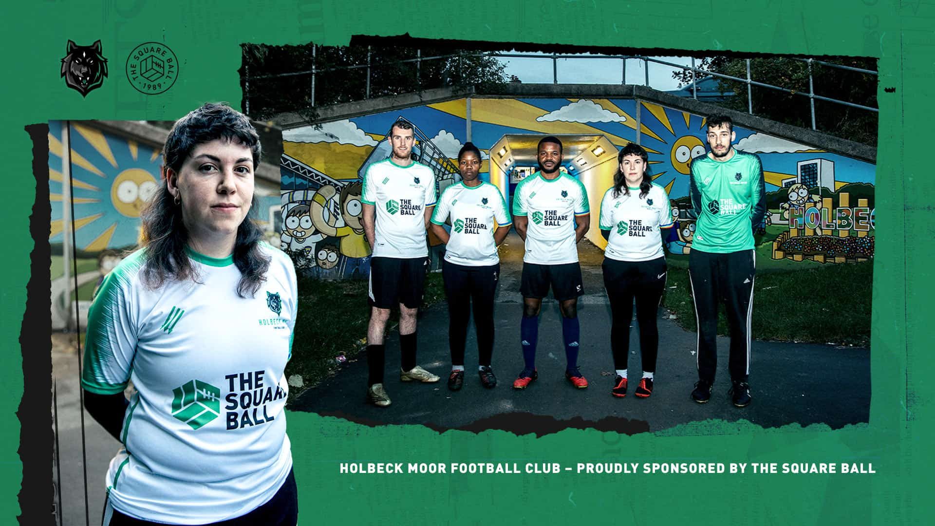 Players from Holbeck Moor FC looking great in their TSB sponsored shirts